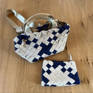 Naghedi tangler navy and tan